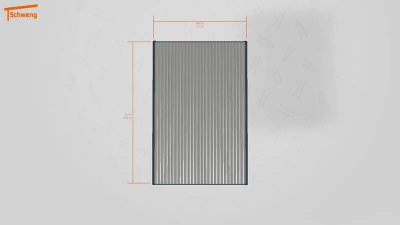 #DE Schweng Flachdachcarport C600+ (ID 8574j7) #MTG