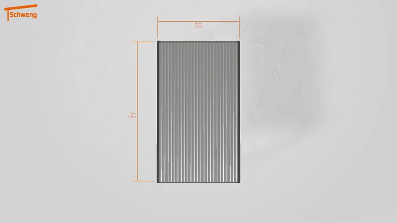 #DE Schweng Flachdachcarport C600 (ID 5m9gbw)