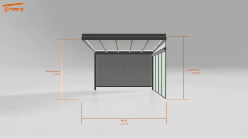 #AT Schweng Terrassenüberdachung S350 (ID dvzwjq)