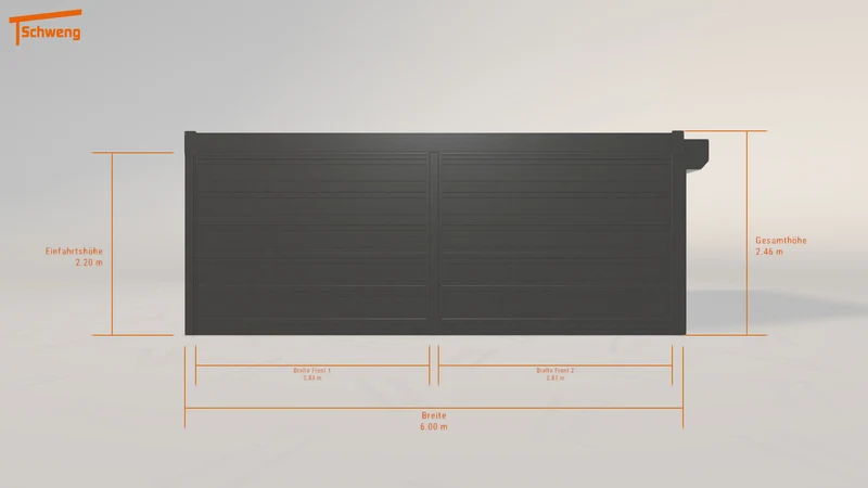 #DE Schweng Flachdachcarport C600 (ID mj54xw) #MTG