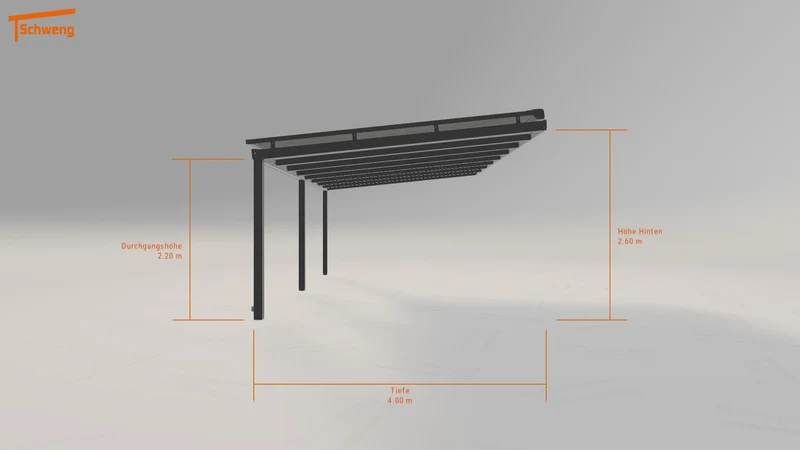 #DE Schweng Terrassenüberdachung S400 (ID yg83j4)