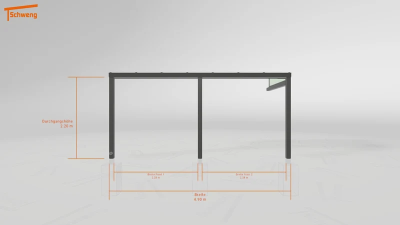 #DE Schweng Terrassenüberdachung S350 (ID yg72kr)