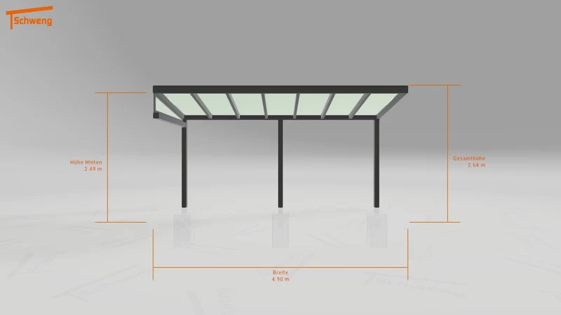 #DE Schweng Terrassenüberdachung S350 (ID yg72kr)