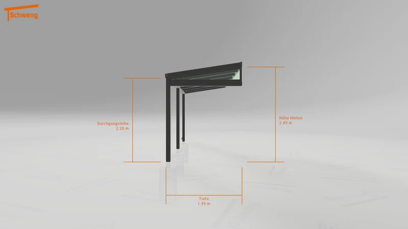 #DE Schweng Terrassenüberdachung S350 (ID yg72kr)
