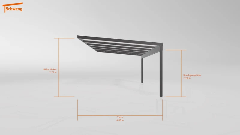 #AT Schweng Terrassenüberdachung S400 (ID 33pkg3)