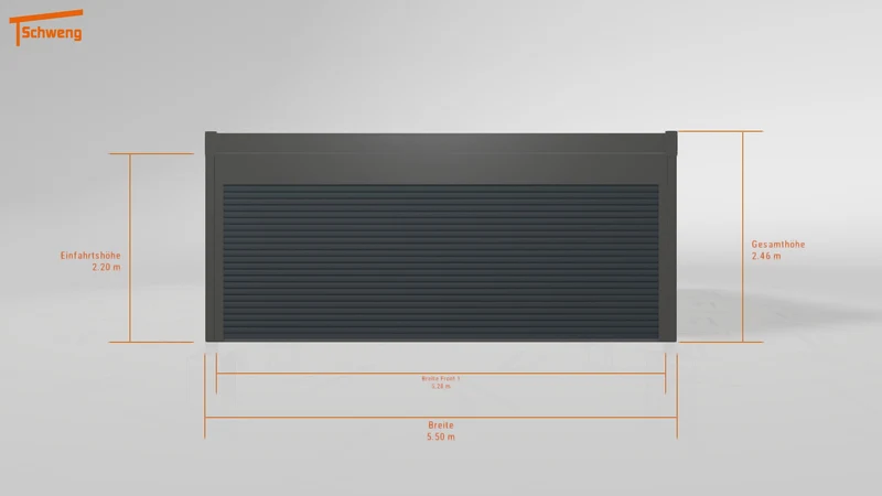 #CH Schweng Flachdachcarport C600 (ID v49kgb)