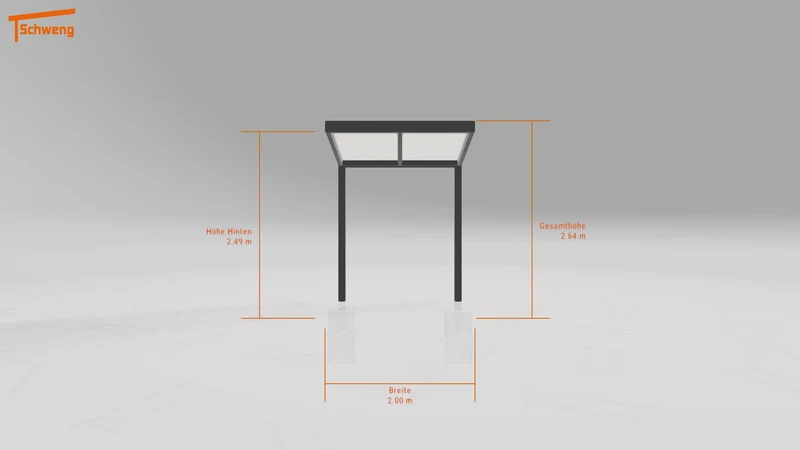 #DE Schweng Terrassenüberdachung S350 (ID pbqz2q)
