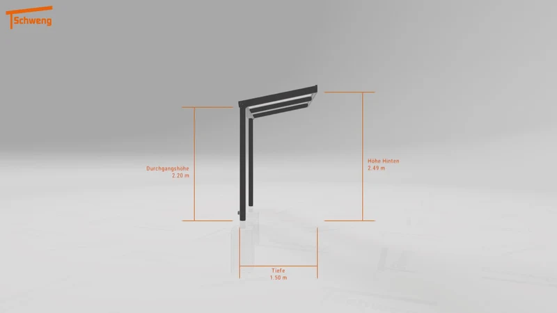 #DE Schweng Terrassenüberdachung S350 (ID pbqz2q)