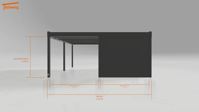 #DE Schweng Flachdachcarport C600+ (ID 9wxb28) #MTG