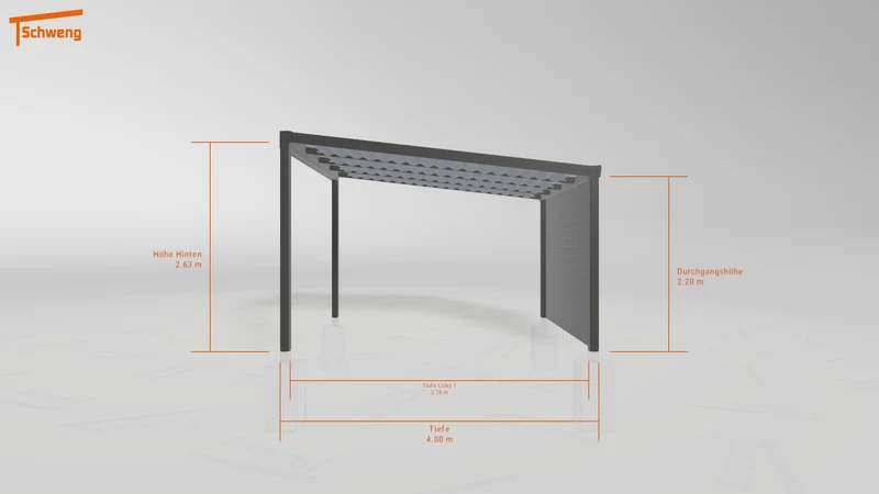 #DE Schweng Terrassenüberdachung S400 (ID 5m9n7w)