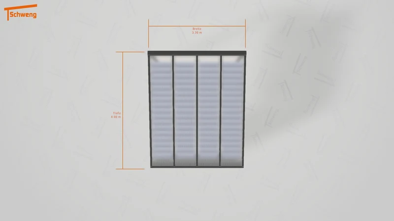 #DE Schweng Terrassenüberdachung S400 (ID 5m9n7w)