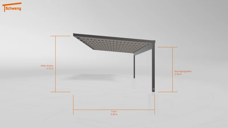 #DE Schweng Terrassenüberdachung S400 (ID yg78zk)