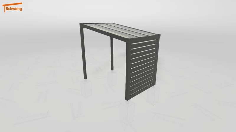 #DE Schweng Terrassenüberdachung S400 (ID 775q27)