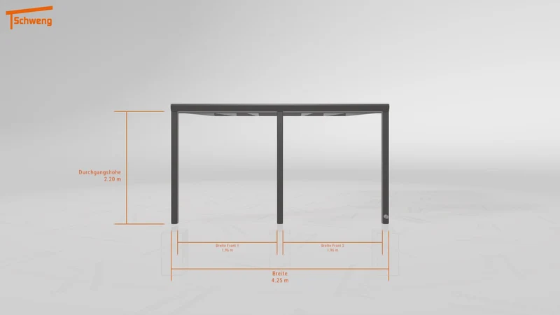#DE Schweng Terrassenüberdachung S400 (ID 42vzq7)