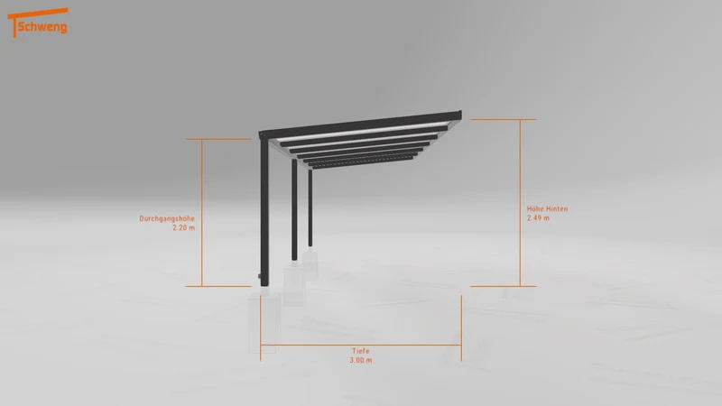 #AT Schweng Terrassenüberdachung S350 (ID yg7847)