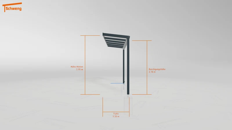 #DE Schweng Terrassenüberdachung S350 (ID 775qnj)