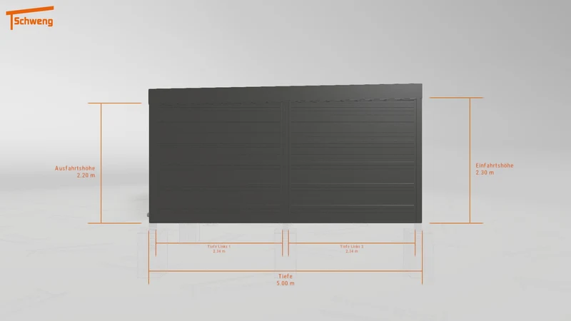 #DE Schweng Flachdachcarport C600 (ID qd2j4y) #MTG