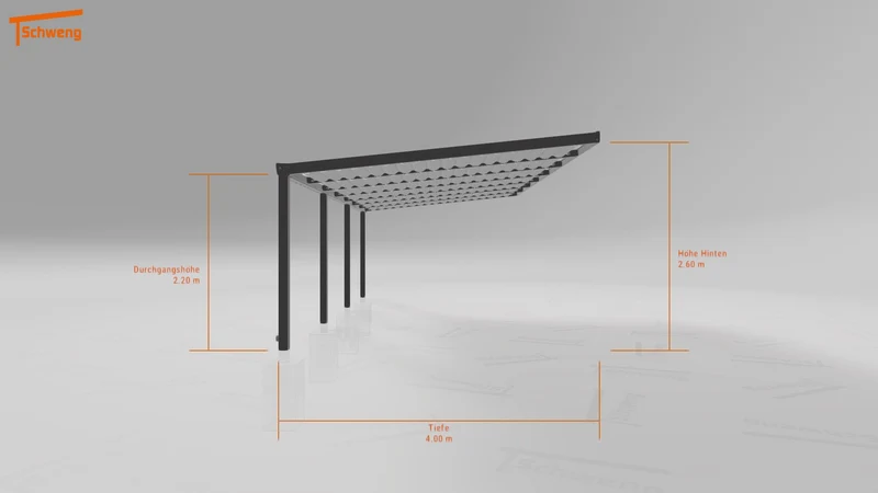 #DE Schweng Terrassenüberdachung S400 (ID x75jpd)