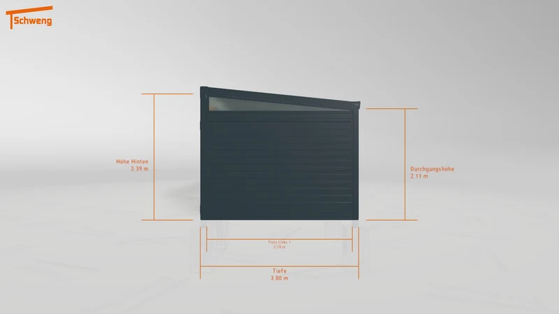 #DE Schweng Pultdachcarport S400 (ID 9wxgz7) #MTG