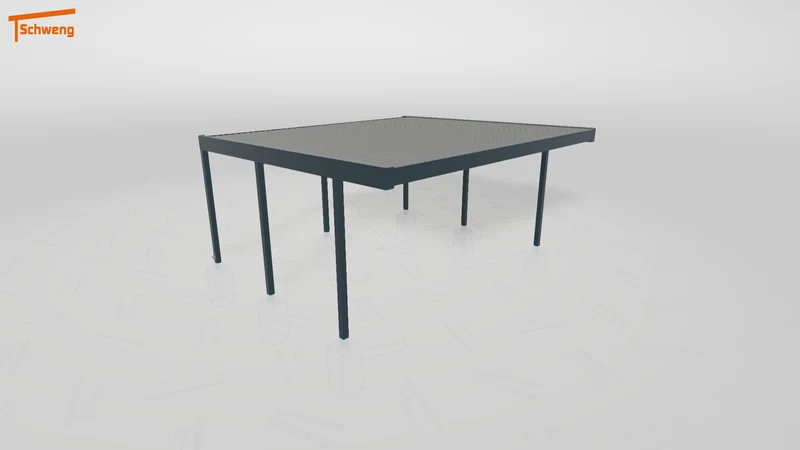 #DE Schweng Flachdachcarport C600+ (ID k2rpjj) #MTG