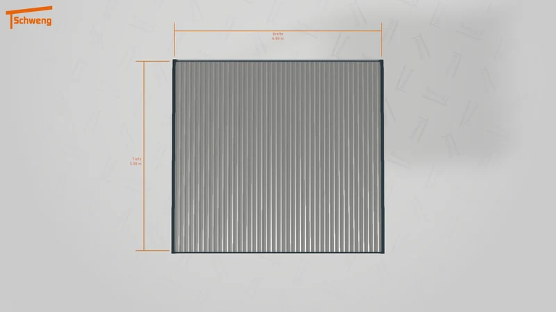 #DE Schweng Flachdachcarport C600+ (ID k2rpjj) #MTG