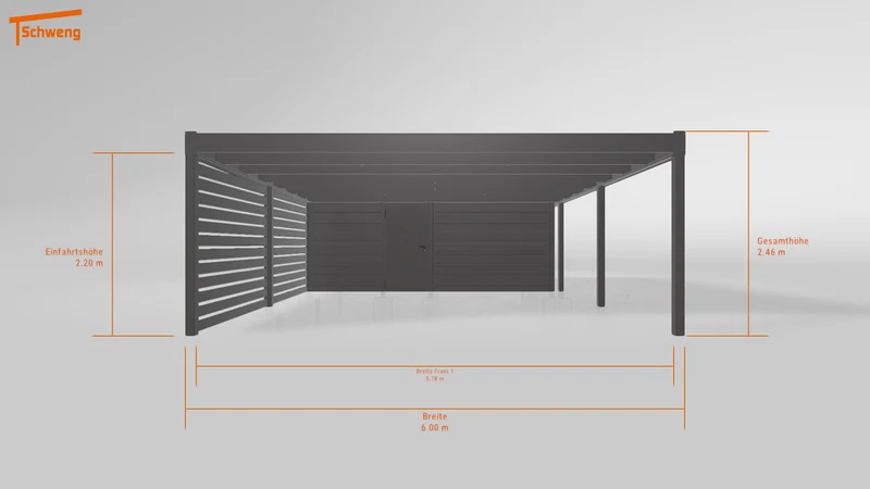 #DE Schweng Flachdachcarport C600 (ID bkj5p7) #MTG