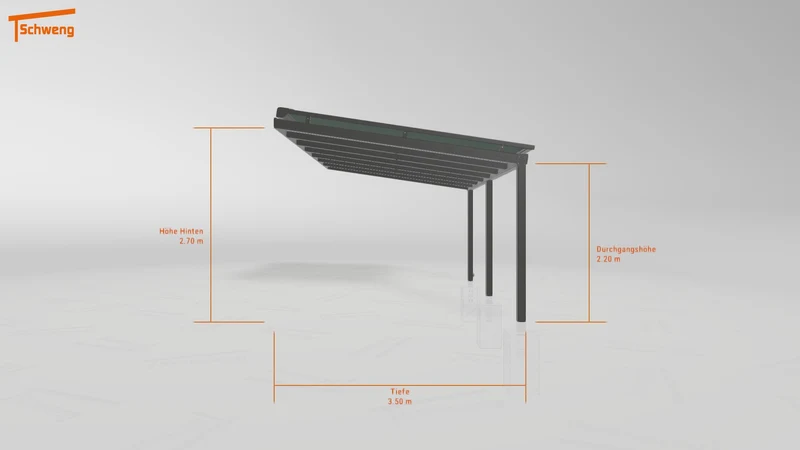 #DE Schweng Terrassenüberdachung S400 (ID w3yz8v)