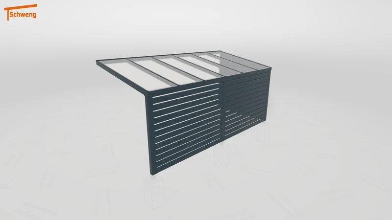 #DE Schweng Pultdachcarport S350 (ID 9wxkkg)