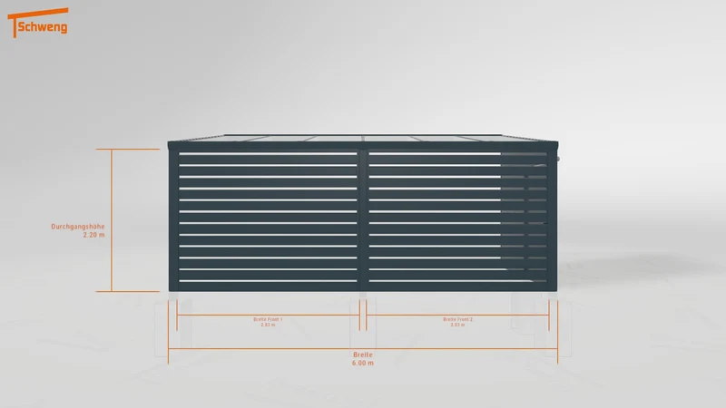 #DE Schweng Pultdachcarport S350 (ID 9wxkkg)
