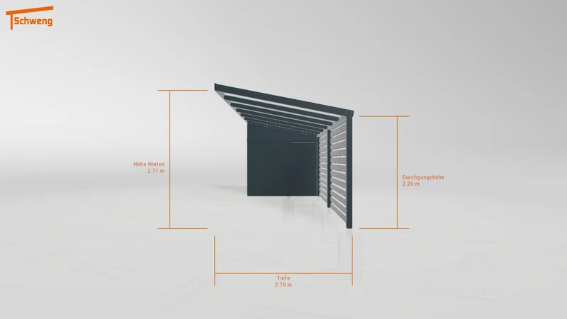 #DE Schweng Pultdachcarport S350 (ID 9wxkkg)
