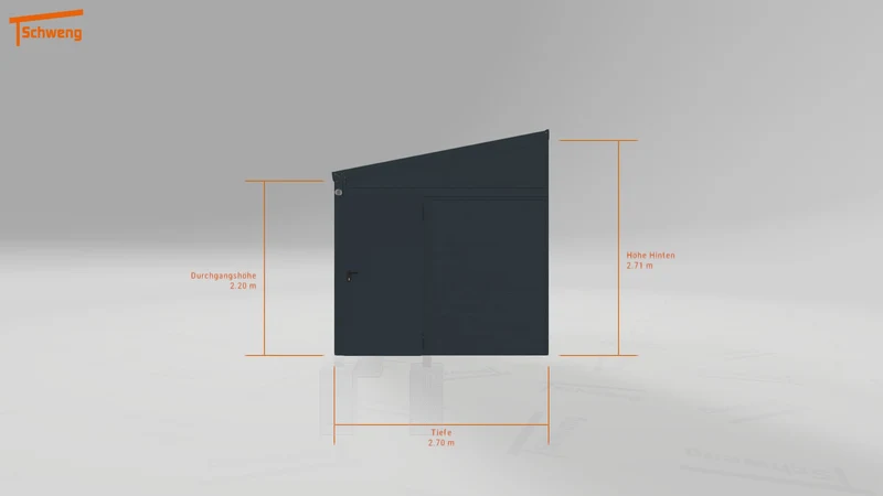 #DE Schweng Pultdachcarport S350 (ID 9wxkkg)