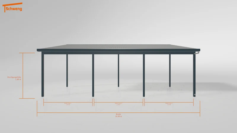 #DE Schweng Pultdachcarport S400 (ID 42v8n2) #MTG