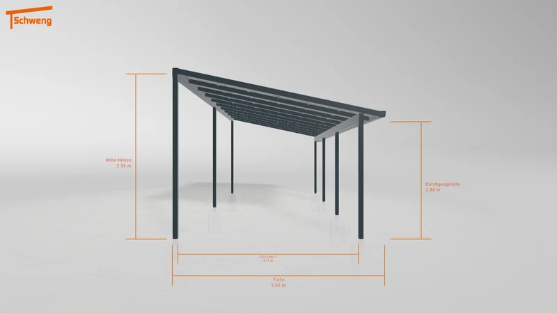 #DE Schweng Pultdachcarport S400 (ID 42v8n2) #MTG