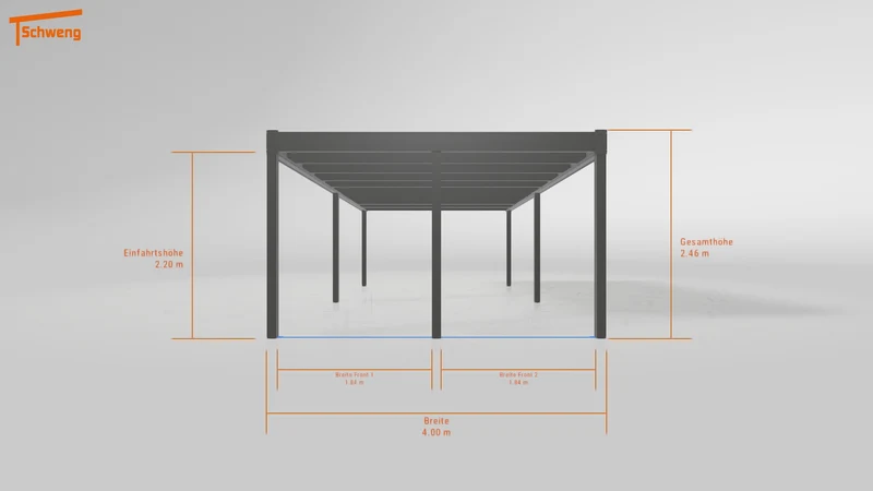 #DE Schweng Flachdachcarport C600+ (ID w3nbgg) #MTG