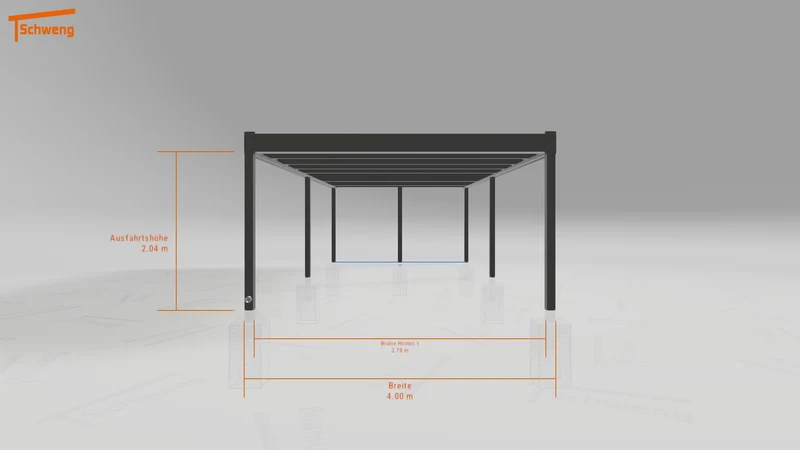 #DE Schweng Flachdachcarport C600+ (ID w3nbgg) #MTG
