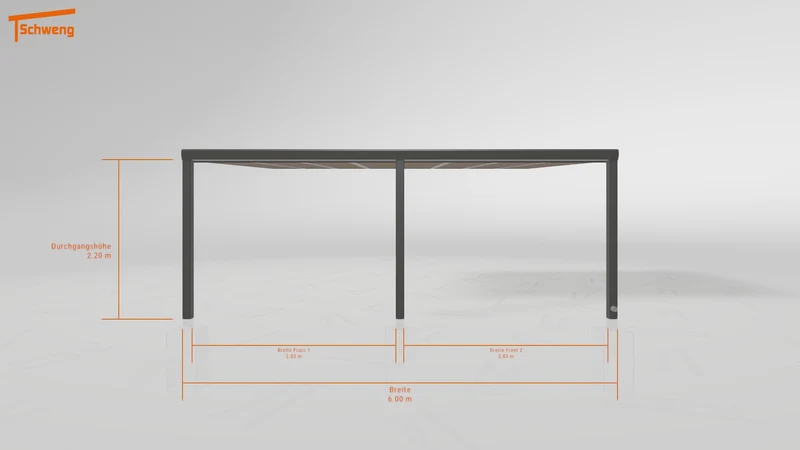#DE Schweng Terrassenüberdachung S400 (ID yg7bdr)
