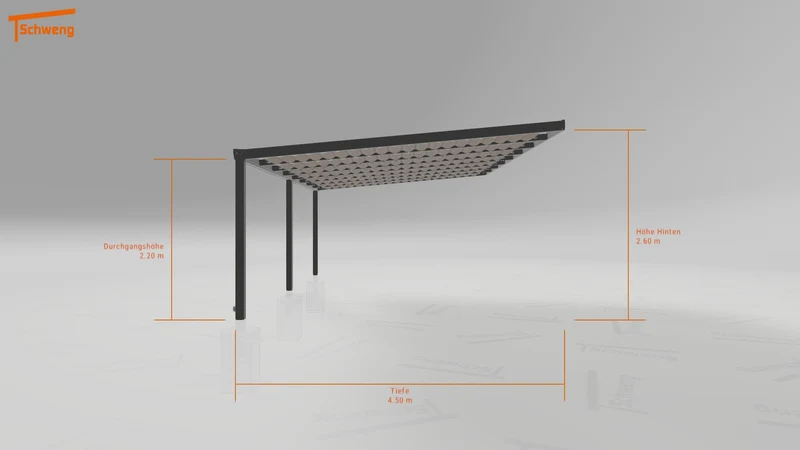 #DE Schweng Terrassenüberdachung S400 (ID yg7bdr)
