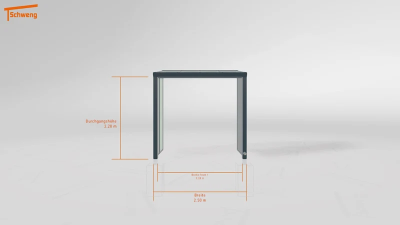 #DE Schweng Terrassenüberdachung S350 (ID 33pz4g)