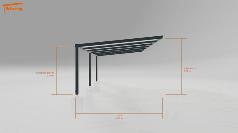 #DE Schweng Terrassenüberdachung S400 (ID n54dk7)