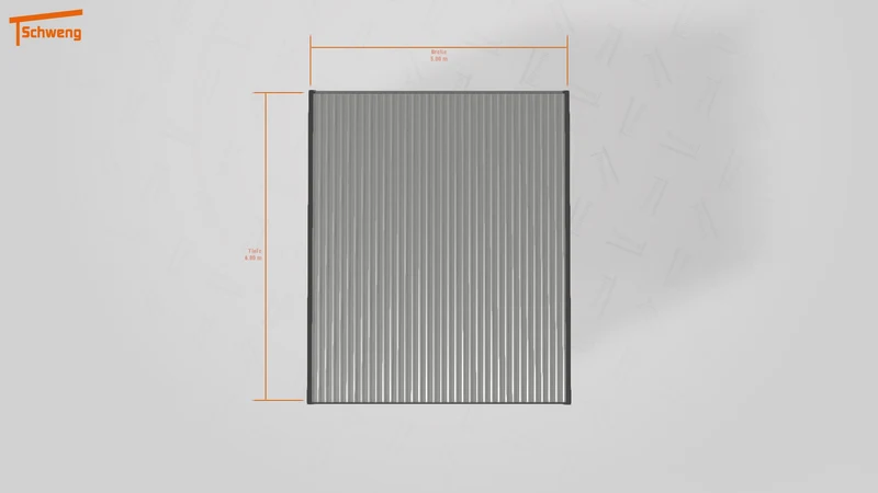 #DE Schweng Flachdachcarport C600 (ID 775wv8) #MTG