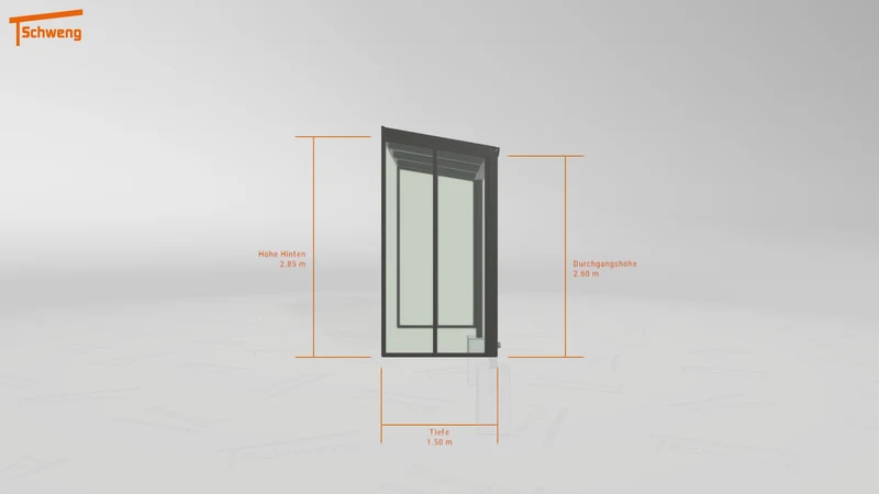 #DE Schweng Terrassenüberdachung S350 (ID k2rzvb)