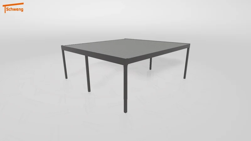 #DE Schweng Flachdachcarport C600+ (ID bkj3r5)