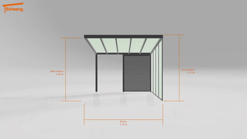#AT Schweng Terrassenüberdachung S350 (ID n543r5)