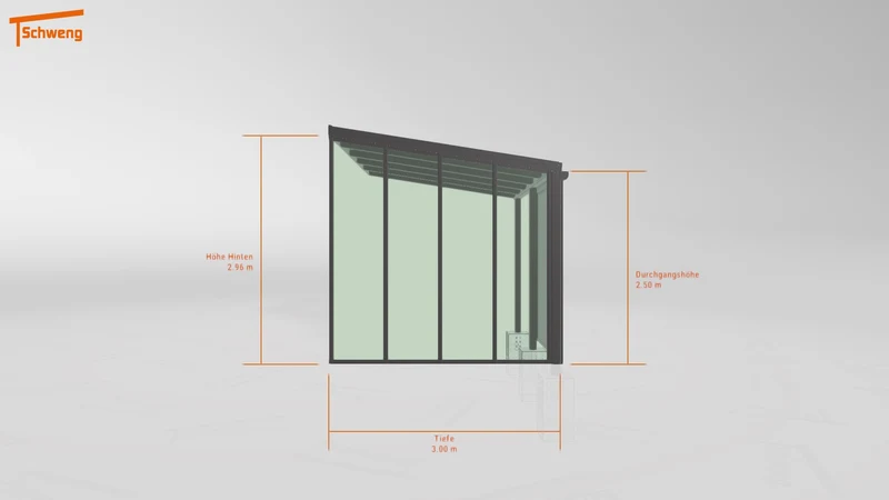 #AT Schweng Terrassenüberdachung S350 (ID n543r5)