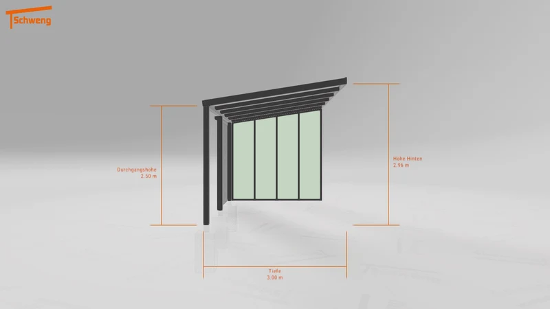 #AT Schweng Terrassenüberdachung S350 (ID n543r5)