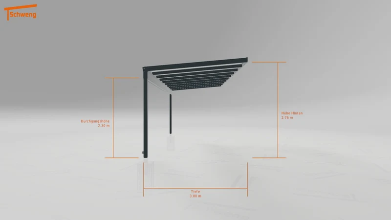 #DE Schweng Terrassenüberdachung S350 (ID pbq3wk)