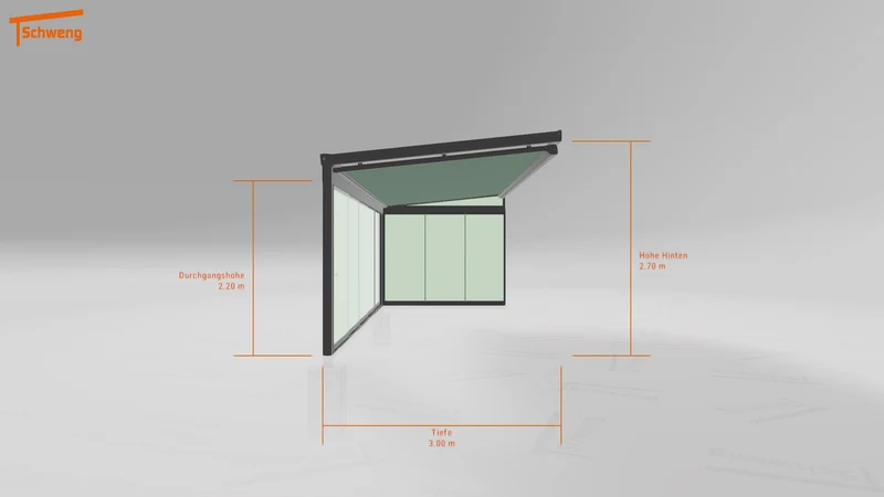 #DE Schweng Terrassenüberdachung S400 (ID x75339)