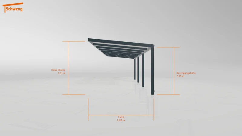 #DE Schweng Terrassenüberdachung S350 (ID 775992)