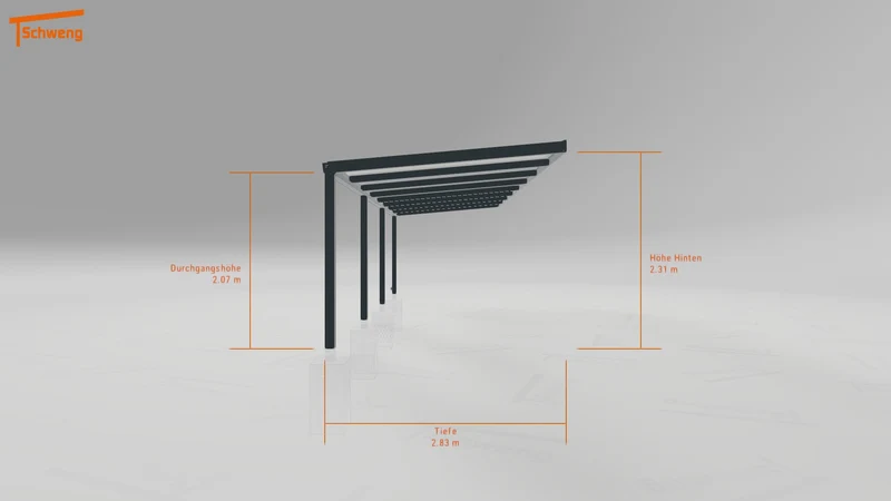 #DE Schweng Terrassenüberdachung S350 (ID 5m9ddr)