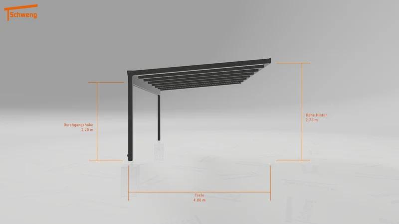 #DE Schweng Terrassenüberdachung S400 (ID 775z7x)